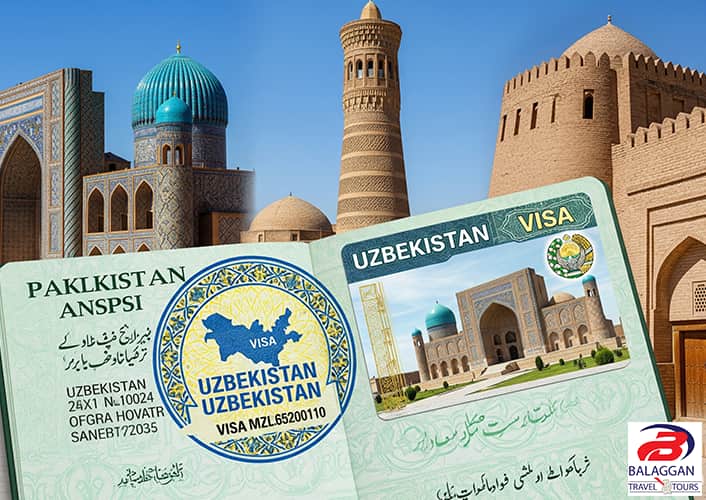 Uzbekistan Visa Consultancy from Pakistan – Expert guidance for Tourist & Business Visas. Hassle-free documentation, quick processing & trusted support. Apply with Balaggan Travel & Tours for a smooth Uzbekistan visa approval.